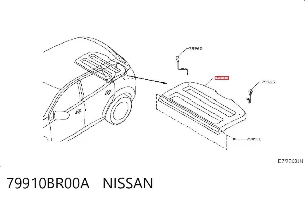 79910BR00A Nissan/Infiniti