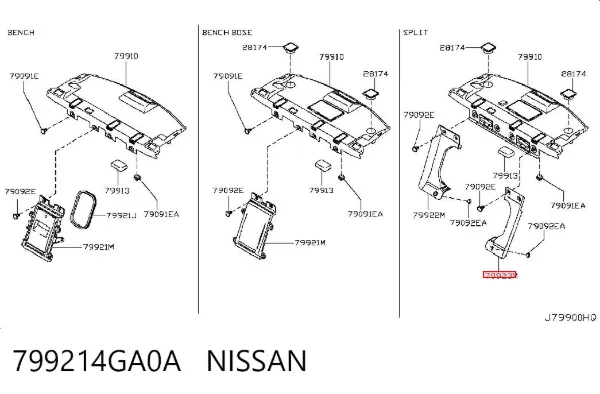  799214GA0A Nissan/Infiniti