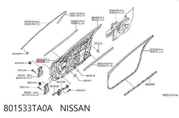  801533TA0A Nissan/Infiniti