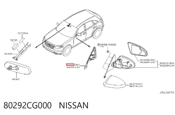  80292CG000 Nissan/Infiniti