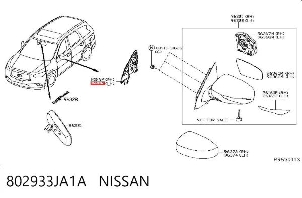  802933JA1A Nissan/Infiniti
