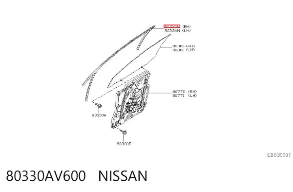  80330AV600 Nissan/Infiniti