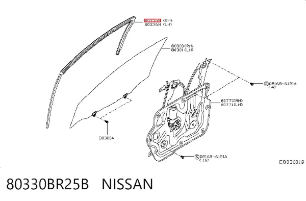  80330BR25B Nissan/Infiniti