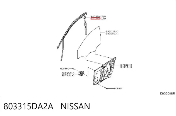  803315DA2A Nissan/Infiniti