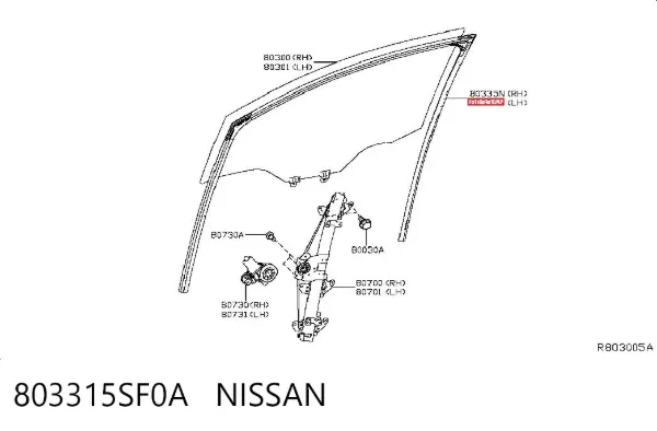  803315SF0A Nissan/Infiniti