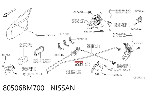 80506BM700 Nissan/Infiniti
