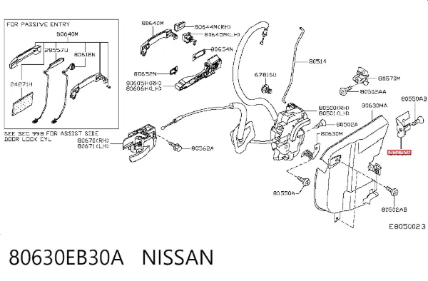  80630EB30A Nissan/Infiniti