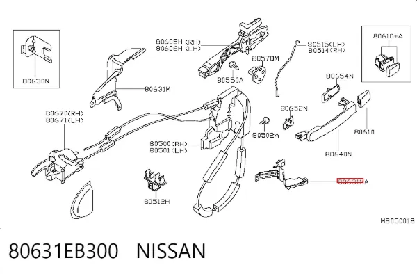  80631EB300 Nissan/Infiniti
