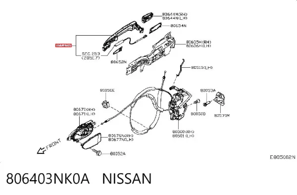  806403NK0A Nissan/Infiniti