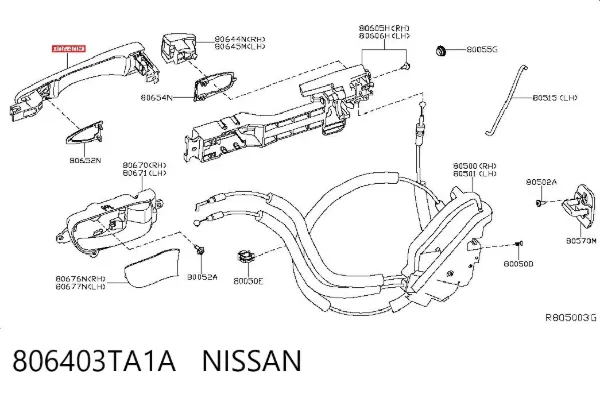  806403TA1A Nissan/Infiniti