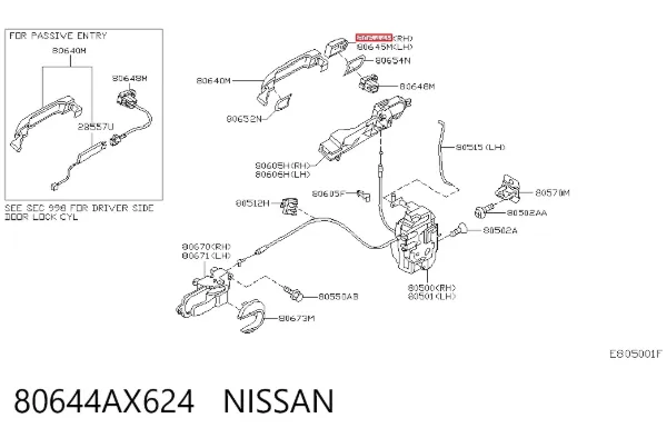  80644AX624 Nissan/Infiniti