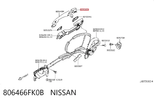  806466FK0B Nissan/Infiniti