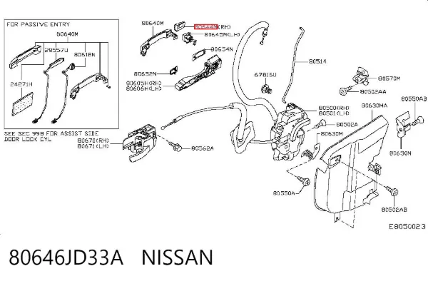  80646JD33A Nissan/Infiniti