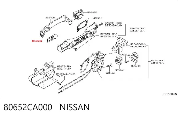  80652CA000 Nissan/Infiniti