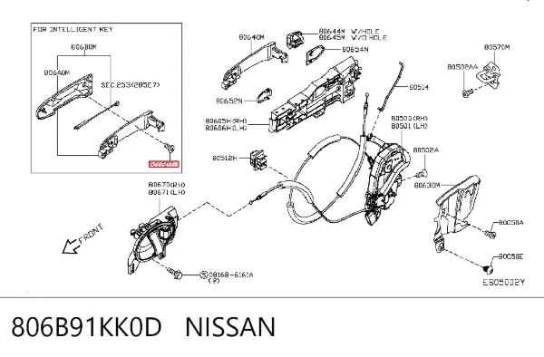  806B91KK0D Nissan/Infiniti