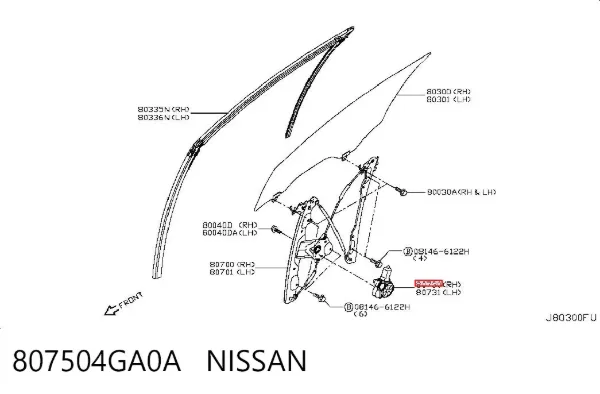 807504GA0A Nissan/Infiniti
