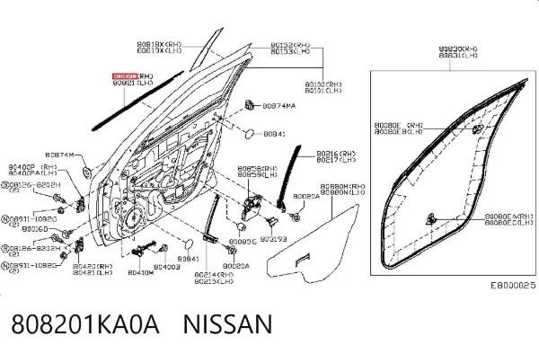  808201KA0A Nissan/Infiniti