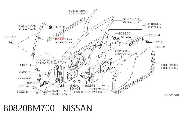  80820BM700 Nissan/Infiniti