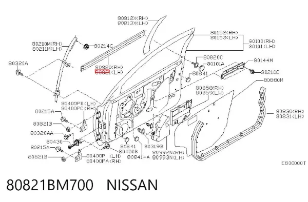  80821BM700 Nissan/Infiniti