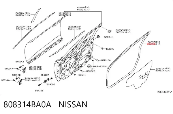  808314BA0A Nissan/Infiniti