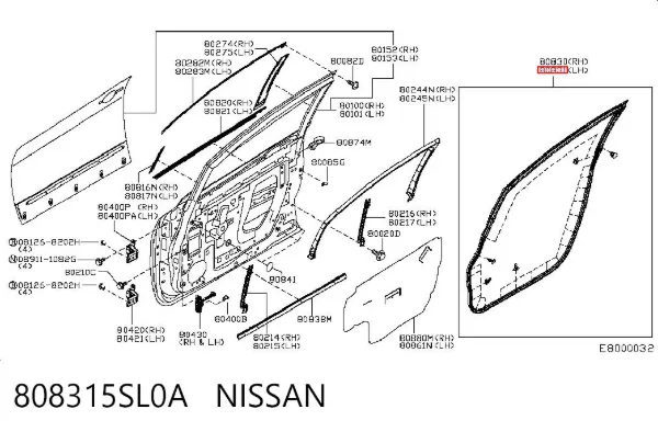  808315SL0A Nissan/Infiniti