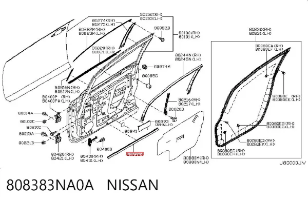  808383NA0A Nissan/Infiniti