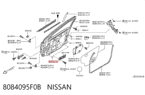  8084095F0B Nissan/Infiniti