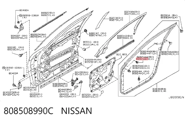  808508990C Nissan/Infiniti