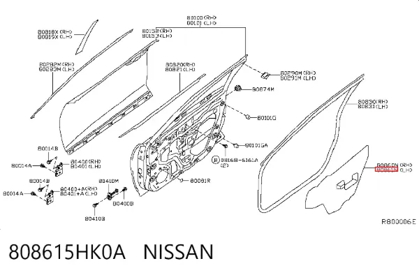  808615HK0A Nissan/Infiniti