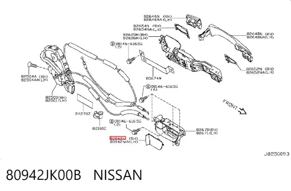  80942JK00B Nissan/Infiniti