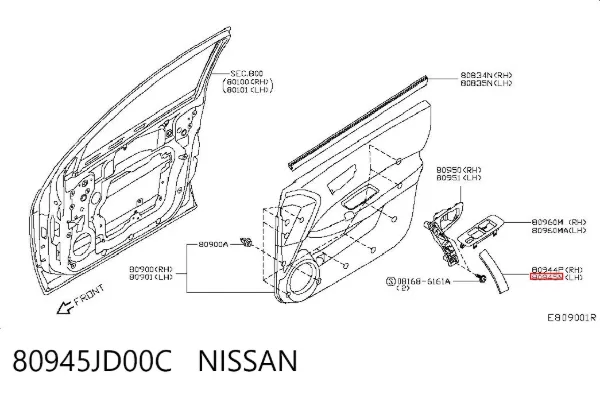  80945JD00C Nissan/Infiniti