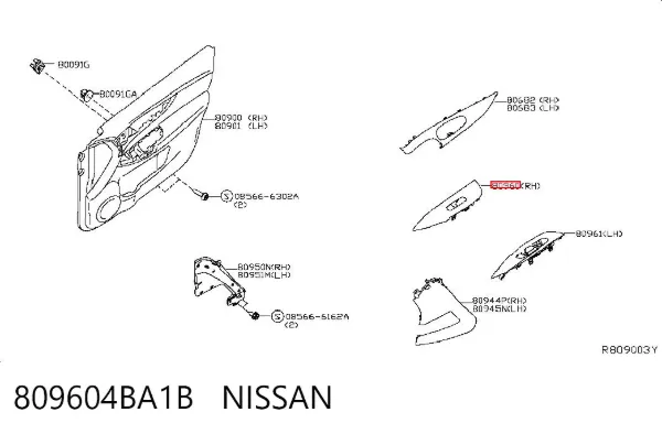  809604BA1B Nissan/Infiniti