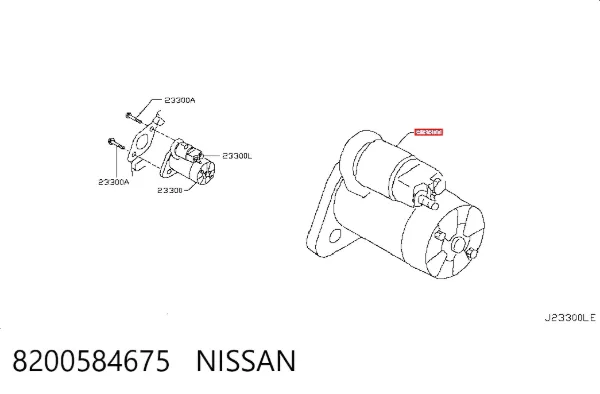 Стартер 8200584675 Nissan/Infiniti