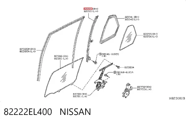  82222EL400 Nissan/Infiniti