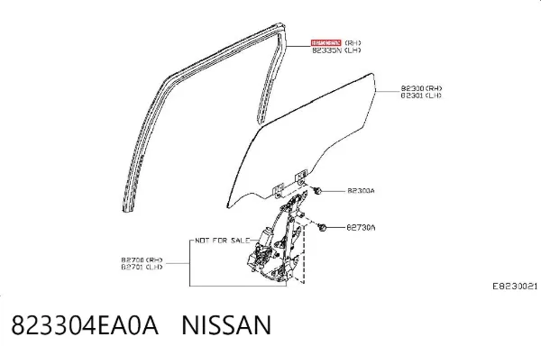  823304EA0A Nissan/Infiniti