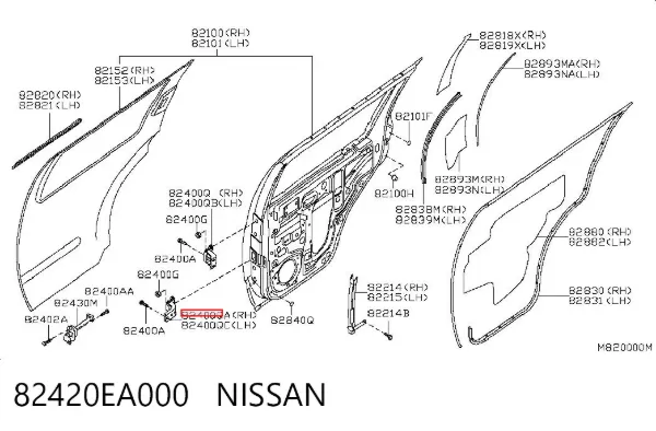  82420EA000 Nissan/Infiniti
