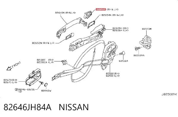  82646JH84A Nissan/Infiniti
