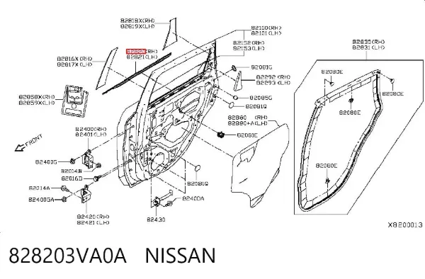  828203VA0A Nissan/Infiniti