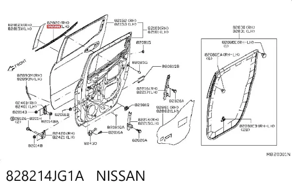  828214JG1A Nissan/Infiniti