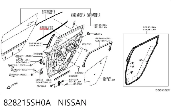  828215SH0A Nissan/Infiniti