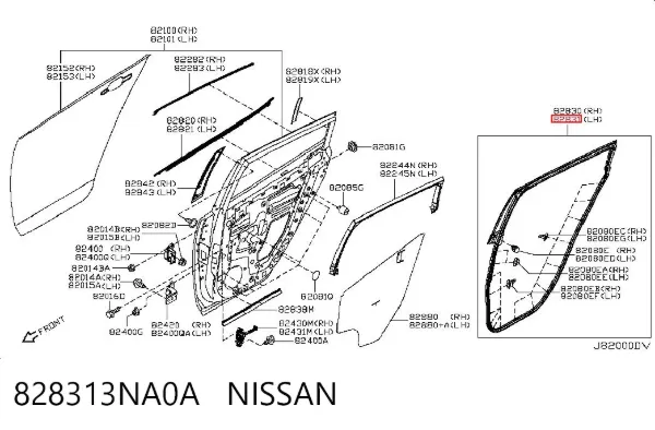  828313NA0A Nissan/Infiniti