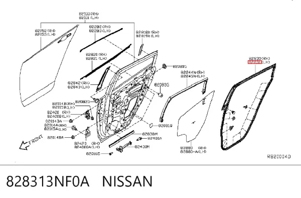  828313NF0A Nissan/Infiniti
