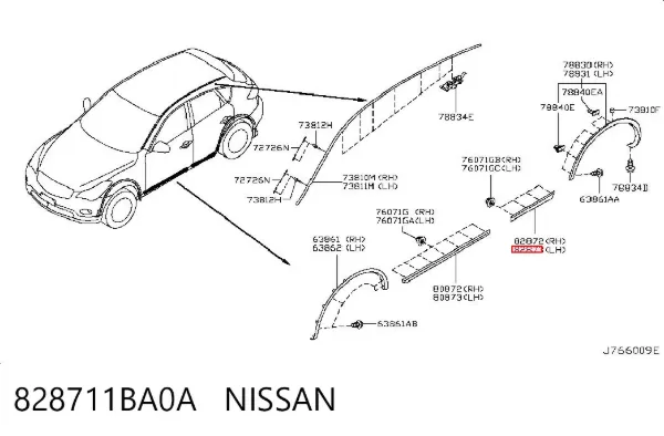  828711BA0A Nissan/Infiniti
