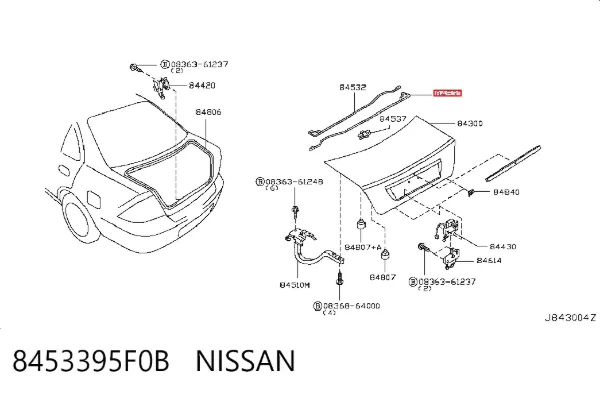  8453395F0B Nissan/Infiniti
