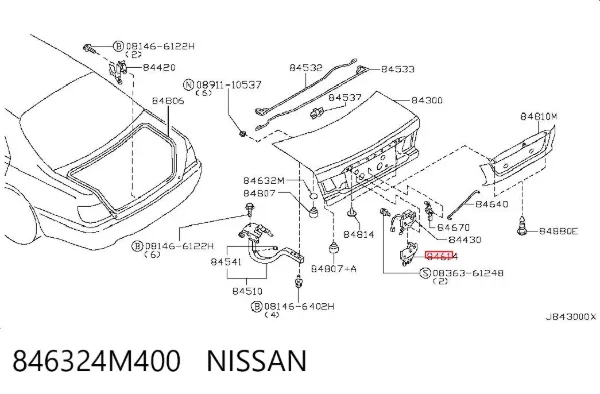  846324M400 Nissan/Infiniti