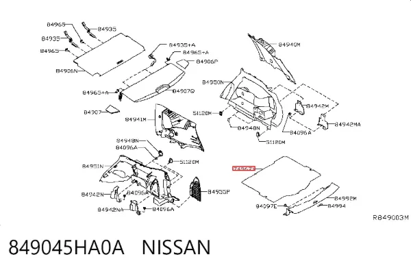  849045HA0A Nissan/Infiniti