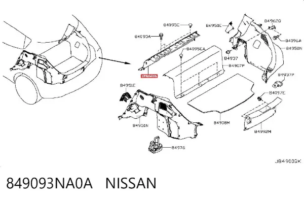  849093NA0A Nissan/Infiniti
