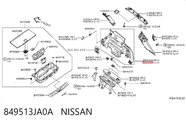  849513JA0A Nissan/Infiniti