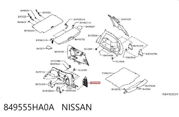  849555HA0A Nissan/Infiniti