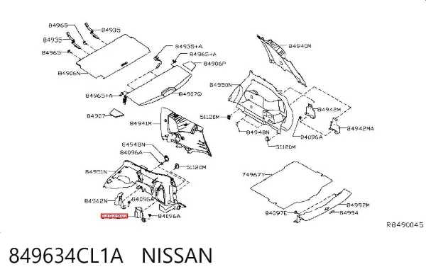  849634CL1A Nissan/Infiniti